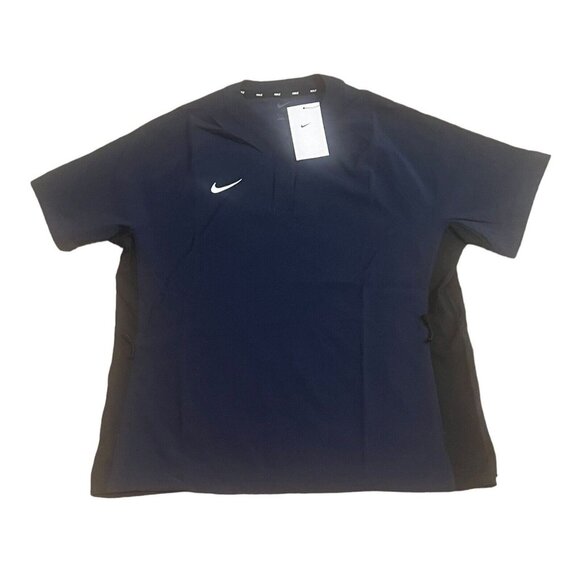 Nike Women's Short-Sleeve Softball Windshirt Blue Size Large FD9344-419 - Picture 6 of 8